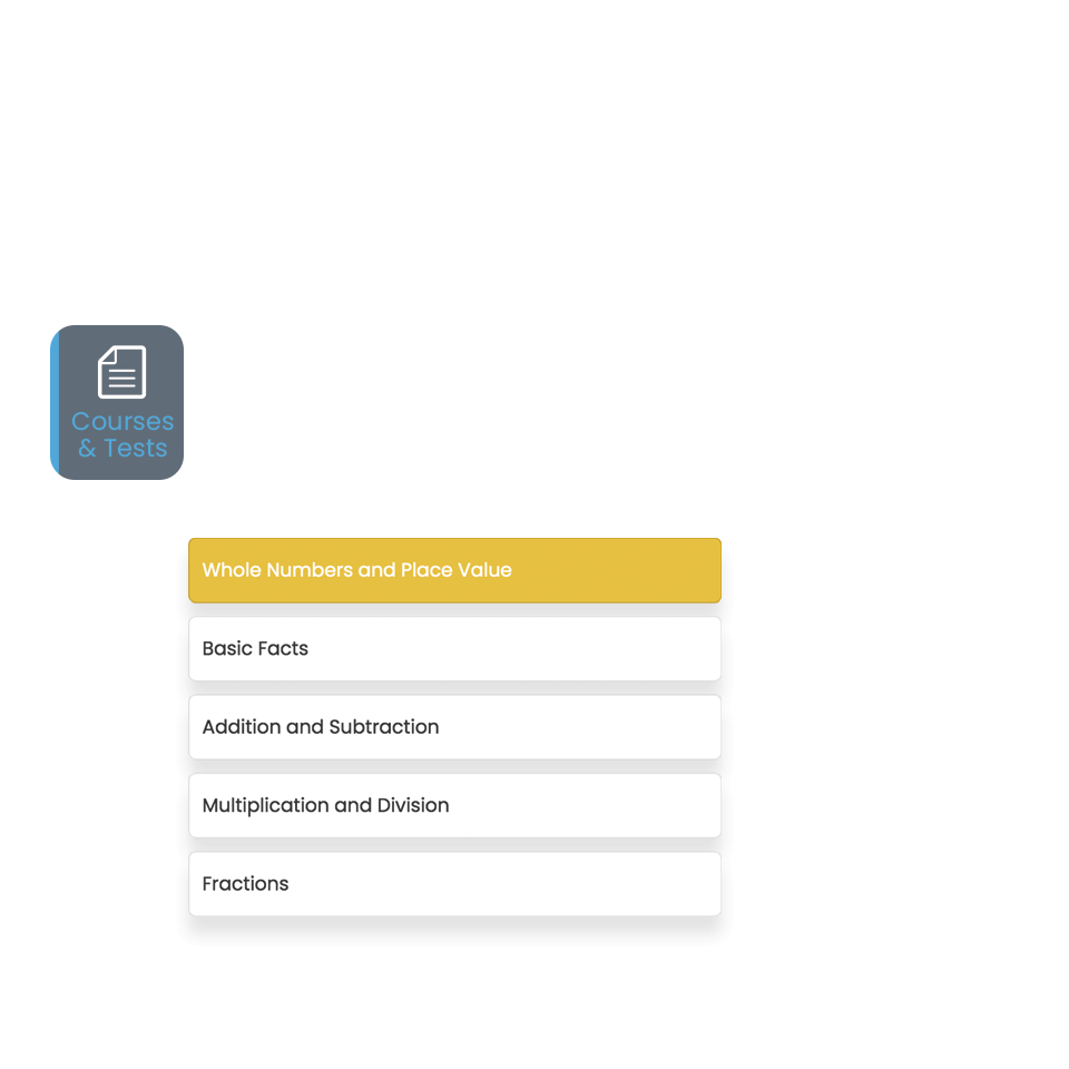 Mathletics Product Interface – Curriculum and Courses