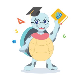 World Maths Day character master turtle