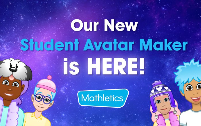 Mathletics new Student Avatar Maker